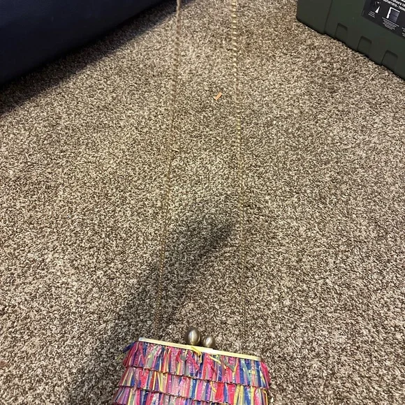 Olga Berg Carlita Carnivale Fringe Clutch - Picture 4 of 6